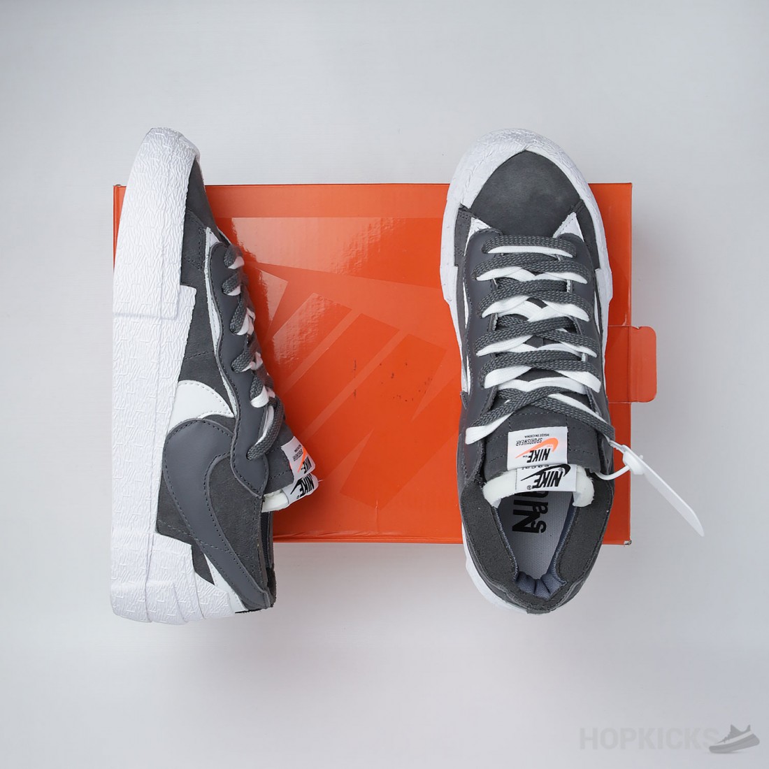 blazer sacai iron grey